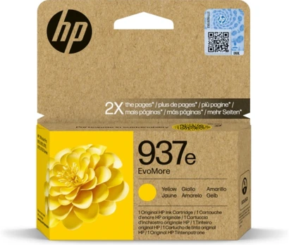 HP 937e EvoMore (4S6W8NE) Rašalinė kasetė, Geltona
