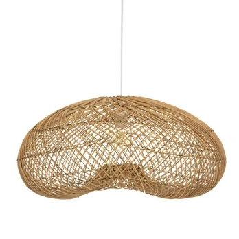 Rattan lamp, ceiling, Ø 68 cm