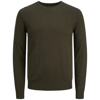 Džemperis vyrams, Chaki, JJEEMIL KNIT CREW NE