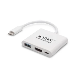 „Savio“ USB-C stotis / replikatorius (AK-48)