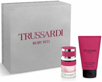 Trussardi Ruby Raudona Eau De Perfume Purškiklis, 60 ml Set 2 Pieces