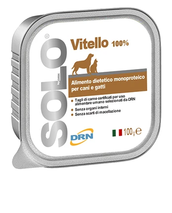 Solo konservai šunims ir katėms su veršiena Vitello, 100 g