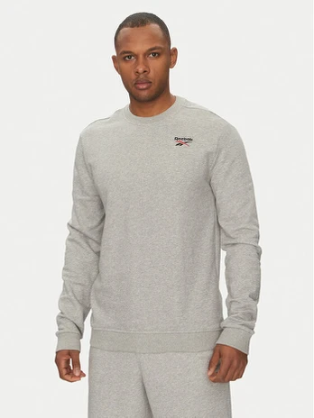 Reebok Džemperis Logo Crew 100221789 Pilka Regular Fit
