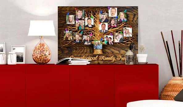Artgeist Kamštinis paveikslas - Family Tree [Corkboard]