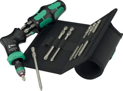 Wera Kraftform Kompakt Pistol RA-R 2, Ratsche m Bits,13teit