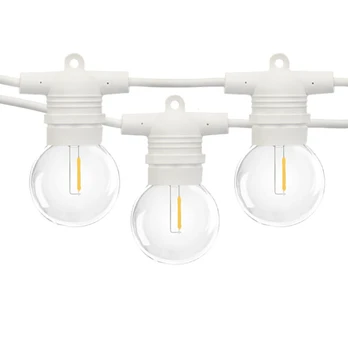 Led girlianda 10 m Glow balta