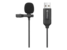 Sandberg Streamer USB klipas mikrofonas kaina