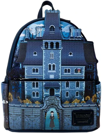 Loungefly Wednesday Nevermore Academy backpack