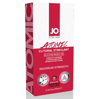 System jo - For Her Clitoral Stimulant Warming Atomic 10 ml stimuliuojantis gelis