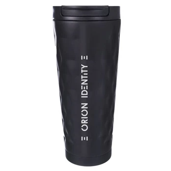Termo puodelis juodas plienas Orion 500 ml