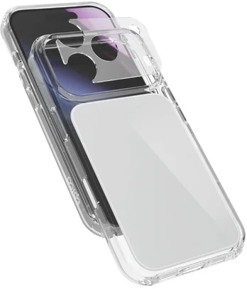 Dėklas Epico Tile Mag+ Case | iPhone 17 Pro Max/18 Pro Max | Gray | Qi2 & MagSafe Compatible | Crossbody Straps & Camera Island Protection