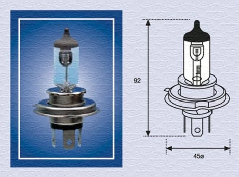 Lemputė, prožektorius MAGNETI MARELLI 002156100000