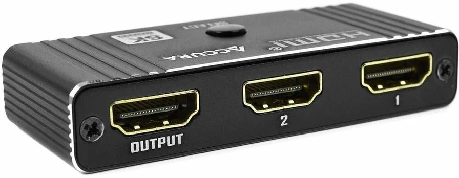 Accura switch/splitter su pultu HDMI 2>1 1