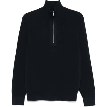 Megztinis vyrams, Mėlyna, Alex half zip knitted sweater