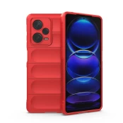 Dėklas Magic Shield Xiaomi Redmi Note 12 Pro+ flexible armored cover Raudonas kaina
