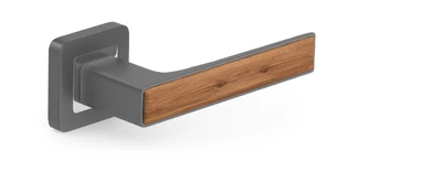 Durų rankena, vidaus Metal-Bud Graphite DECO, pilka kaina