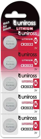 Uniross Batteries Uniross Lithium CR2032