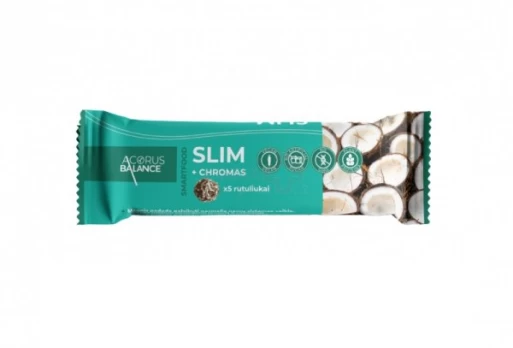 Acorus Balance užkandis SLIM su chromu 45g