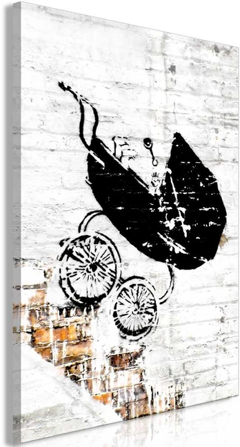 Artgeist Paveikslas - Speeding Stroller (1 Part) Vertical