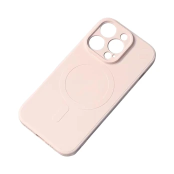 Hurtel iPhone 16e Silikoninis dėklas with MagSafe - Rožinė