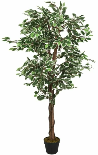 Dirbtinis fikusas, žalios spalvos, 150cm, 756 lapai