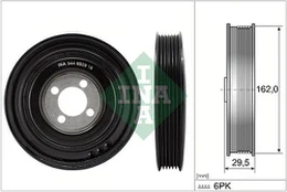 INA 544 0029 10 Crank pulley kaina