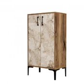 Batų dėžė Prag-Walnut, White Marble Graikinis riešutas Balta kaina