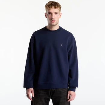 AllSaints Asher Crew Sapphire Blue - Dydis M (M016ND SAPPHIRE BLUE Džemperiai)