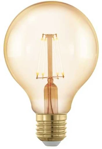 EGLO E27 G80 globe bulb with warm baltas light - 2200 K