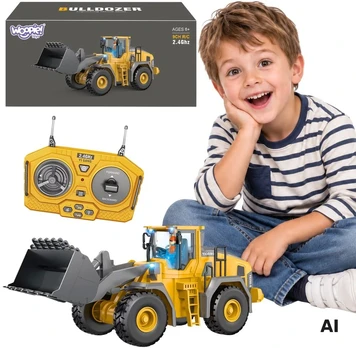 WOOPIE Remote Controlled RC Construction Loader with Sound and Light