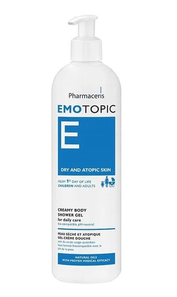 Kreminis dušo gelis Pharmaceris Emotopic, 400 ml