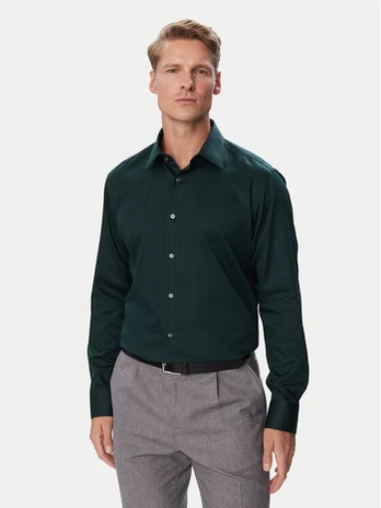 BOSS Marškiniai Joe 50555711 Žalia Regular Fit