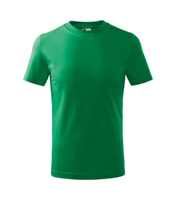 Vaikiški Marškinėliai MALFINI Basic 138 Kelly green 160g/m2