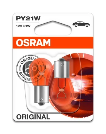 Automobilinė lemputė OSRAM Original, PY21W, BAU15s, 21 W