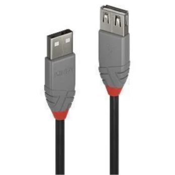 A TIPO USB2 KABELIS 3M/ANTHRA 36704 LINDY