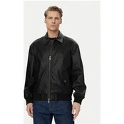 Calvin Klein Jeans Dirbtinės odos striukė LV04RF403G Juoda Relaxed Fit