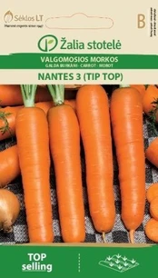 Valgomosios morkos Nantes 3 Tip top