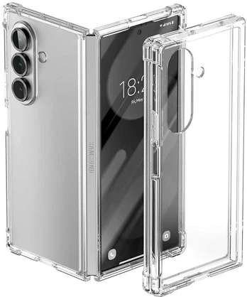 Dėklas Mercury Super Protect do Samsung Galaxy Z Fold7 permatomas