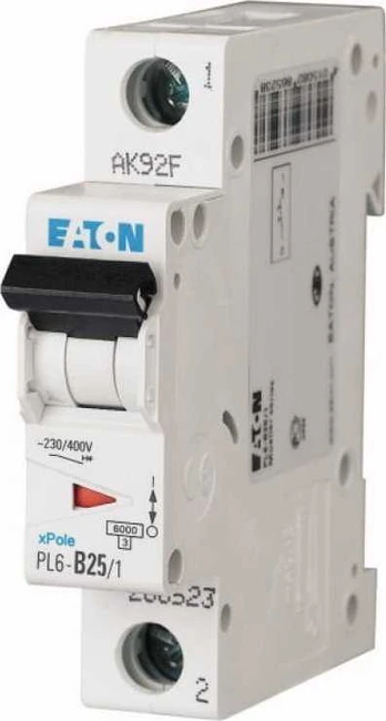 Eaton PL6-D25/1 SROVĖS PERTRAUKIS 6KA
