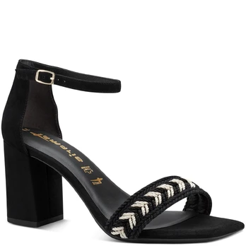 Basutės moterims, Juoda, SANDALS