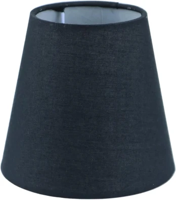 Lempos gaubtas E14/e27, modernus, juodas, Ø13 cm