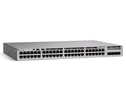 Šakotuvas CISCO Catalyst 9200L 48 prievadų PoE+ 4x1G uplink Switch Network Essentials