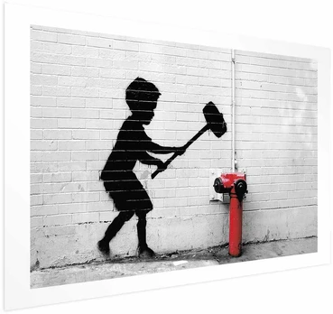 Artgeist Plakatas - Destroy the Fire Hydrant