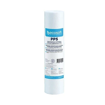 PP polipropileno pluošto kasetė 2,5"x10" 5 mikronų. ECOSOFT