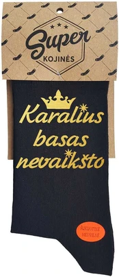 Kojinės "Karalius basas nevaikšto"