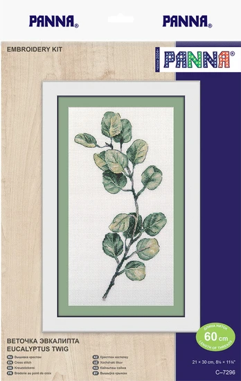 Cross stitch kit PANNA "Eucalyptus branch" PC-7296