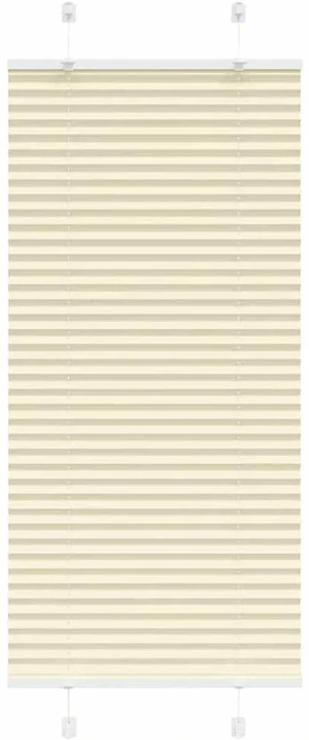 CREAM Plisuotas Blind Kreminis 65x100 cm Audinio plotis 64,4 cm