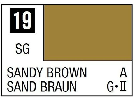 Mr Hobby Mr.Hobby - Mr.Color serijos nitro dažai C-019 Sandy Brown, 10ml