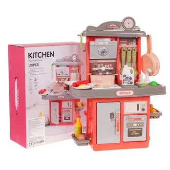 RoGer Kitchen with Sound Function 35pcs Pink