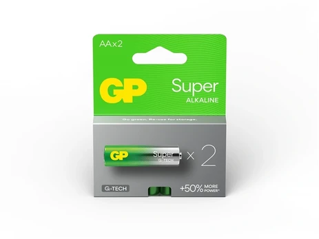 Elementai GP SUPER ALKALINE AA/LR06, 1,5V, 2 vnt.